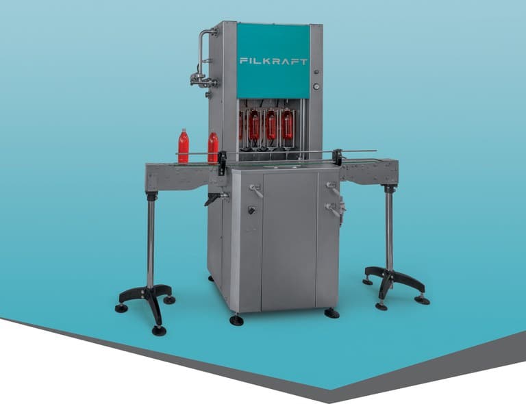 Semi-Automatic Linear Carbonated Drinks Filling Machine